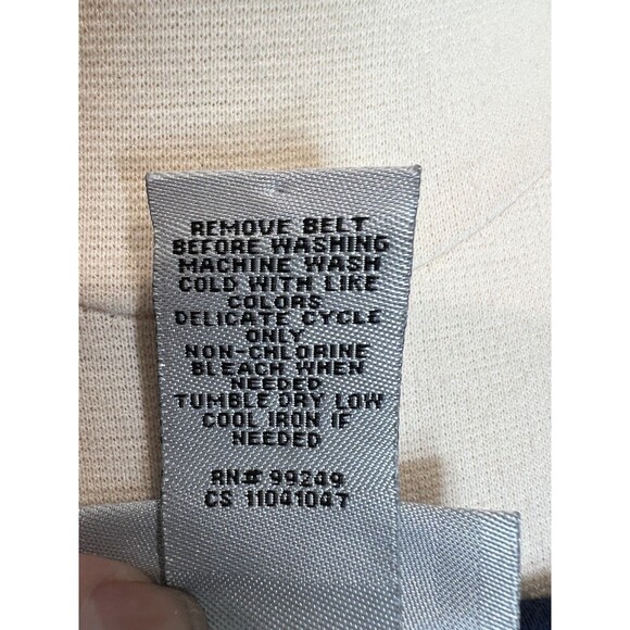 Catherines Plus Maxi Dress Women Blue Striped Sailor Chic Nautical Cruise 18/20W - Picture 7 of 8